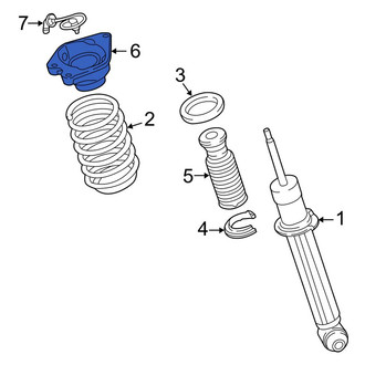 BMW OE - Rear Left Suspension Shock Absorber Mount