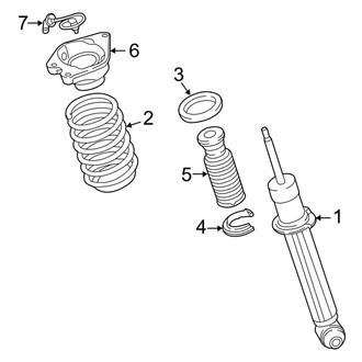 BMW OE - Rear Suspension - Shocks & Components