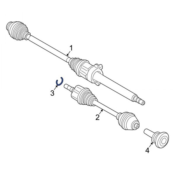 CV Axle Shaft C-Clip