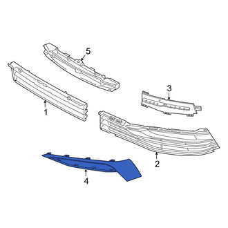 BMW OE - Front Left Bumper Impact Strip