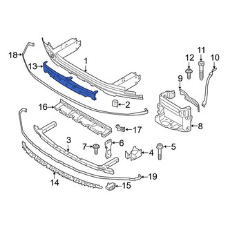 BMW OE - Front Upper Bumper Impact Absorber