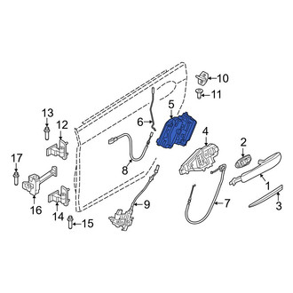 BMW OE - Front Left Door Latch Assembly