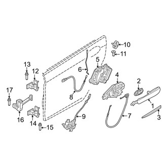 BMW OE - Rear Door - Lock & Hardware