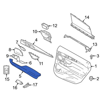 BMW OE - Front Left Door Armrest