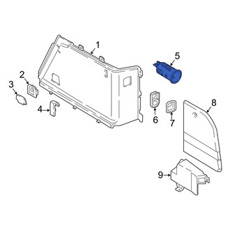 BMW OE - Rear Right 12 Volt Accessory Power Outlet