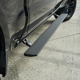 Body Armor 4x4® - E-Series Cab Length Black Running Boards
