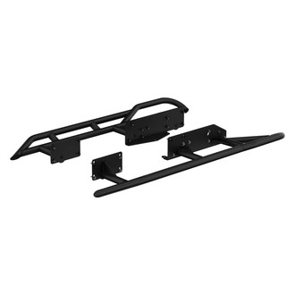 Body Armor 4x4® - Revo Cab Length Black Rock Sliders