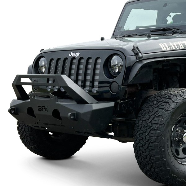 Body Armor 4x4® - Orion Stubby Front HD Black Powder Coated Bumper