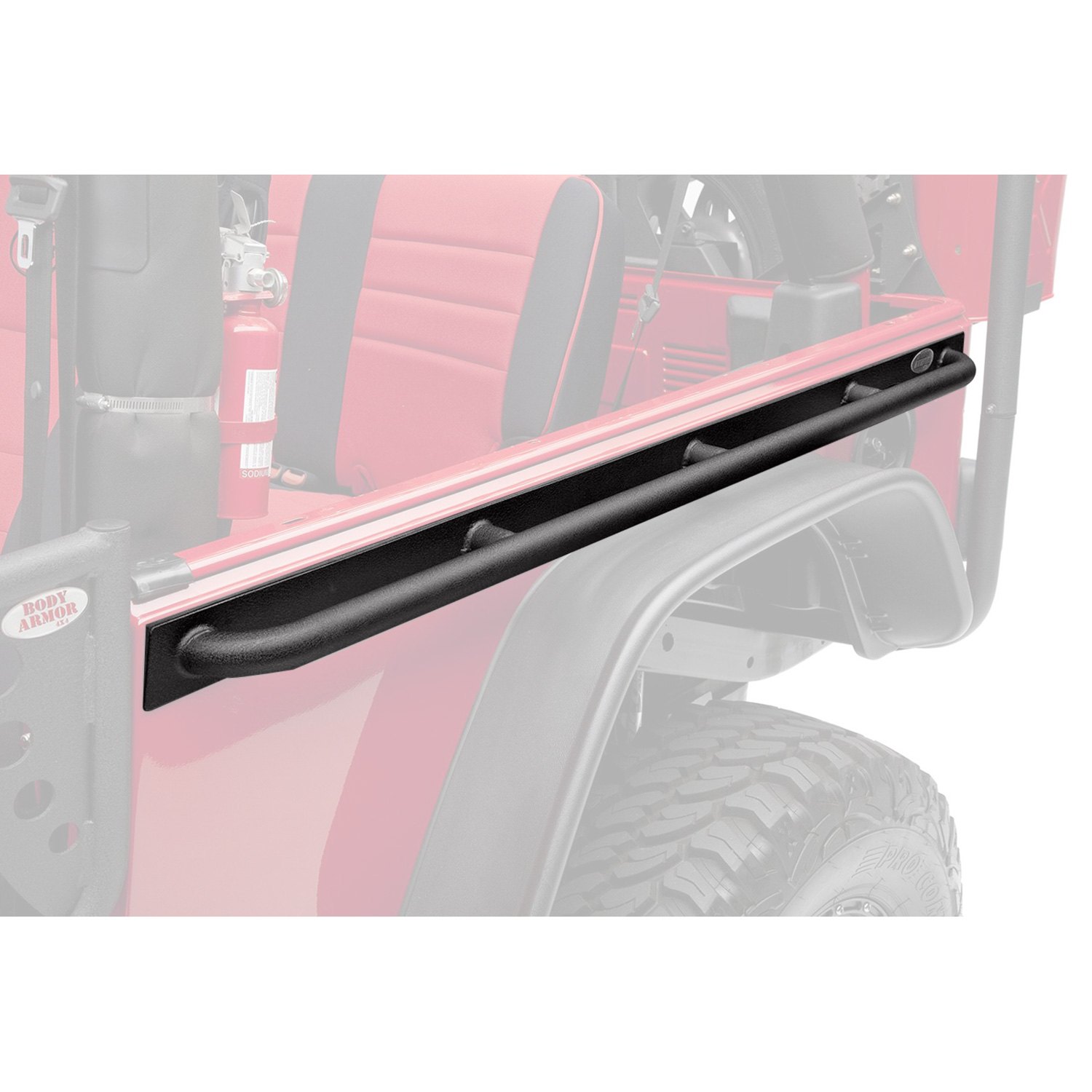 Body Armor 4x4® TJ-4322 - Tub Rails