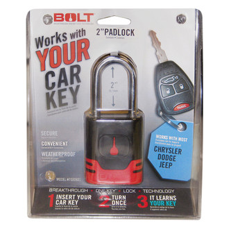 Bolt Lock® - Padlock for Side Cut Keys