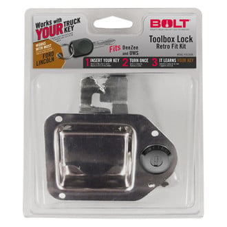 Bolt Lock® - Locking Tool Box Latch for Center Cut Keys
