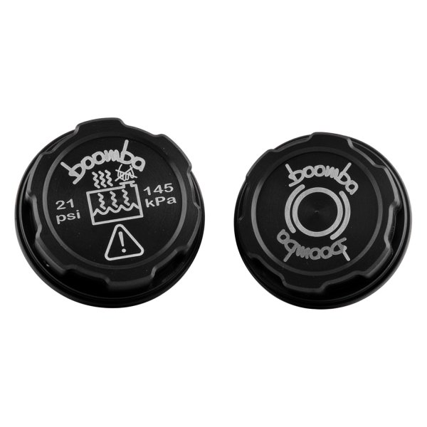 Boomba Racing® - Black Brake Fluid Cap Cover