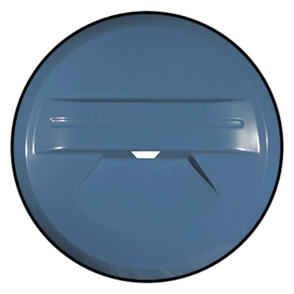 Boomerang® - 32" MasterSeries™ Cavalry Blue Spare Tire Cover with Black Powder Coated SS Ring