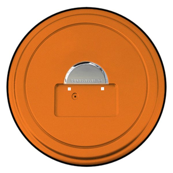 Boomerang® - 35" MasterSeries™ Sunset Orange Spare Tire Cover with Black Powder Coated SS Ring