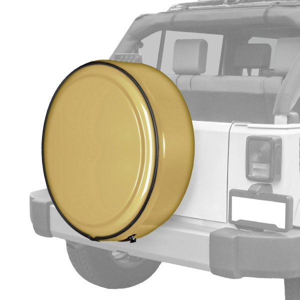 Boomerang® - 31.5" MasterSeries™ Sahara Tan Spare Tire Cover with Painted to Match SS Ring