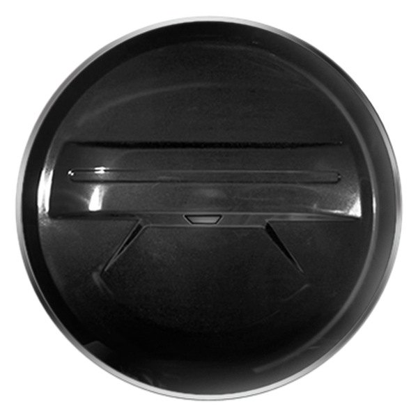 Boomerang® - 32" MasterSeries™ Black Diamond Spare Tire Cover with Polished SS Ring