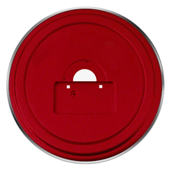 Boomerang® - 35" MasterSeries™ Red Metallic Spare Tire Cover with Polished SS Ring