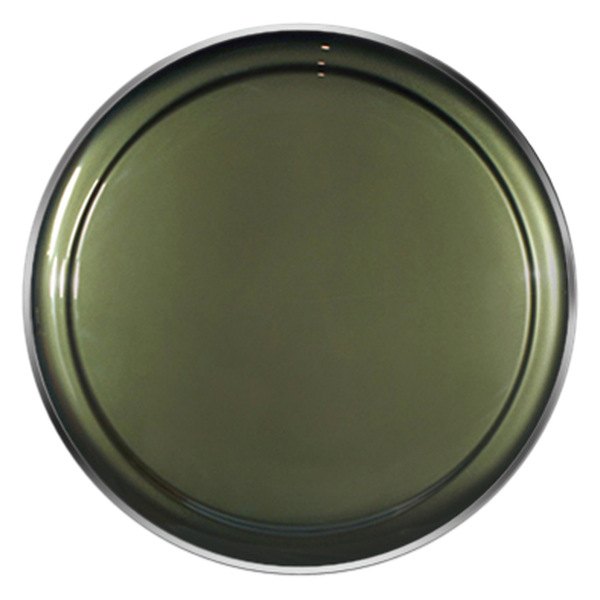 Boomerang® - 31.5" MasterSeries™ Rescue Green Metallic Spare Tire Cover with Polished SS Ring