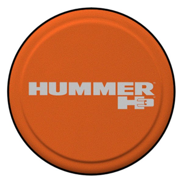Boomerang® - 32" Rigid Series™ Solar Flare Metallic Spare Tire Cover and Hummer H3 Logo
