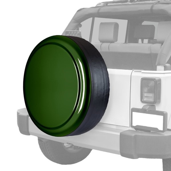 Boomerang® - 30" Rigid Series™ Jeep Green Metallic Spare Tire Cover