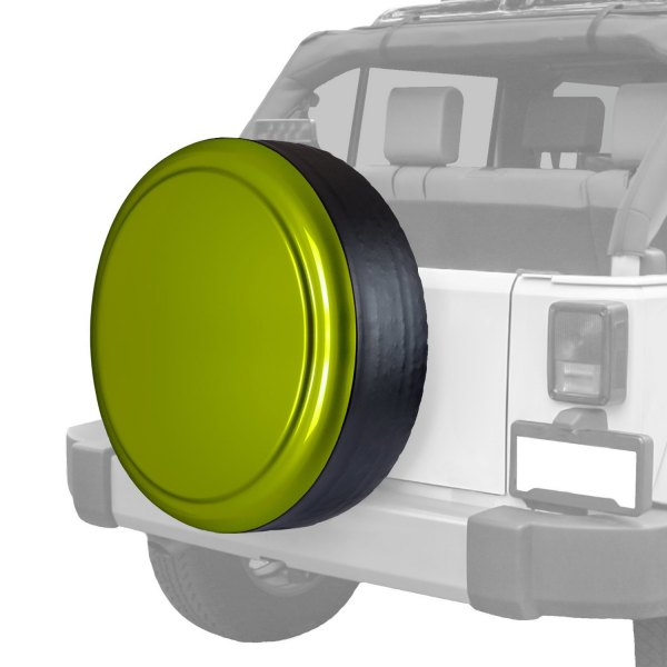 Boomerang® - 30" Rigid Series™ Rescue Green Metallic Spare Tire Cover