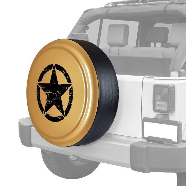 Boomerang® - 32" Rigid Series™ Dune Spare Tire Cover and Oscar Mike Logo