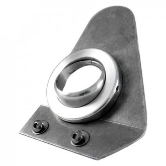 Borgeson - Steering Column Mount - P/N: 912224 - 4 In. Open Style Column Drop For 2-1/4 In. Columns. Paintable Matte Finish Aluminum. main image 0