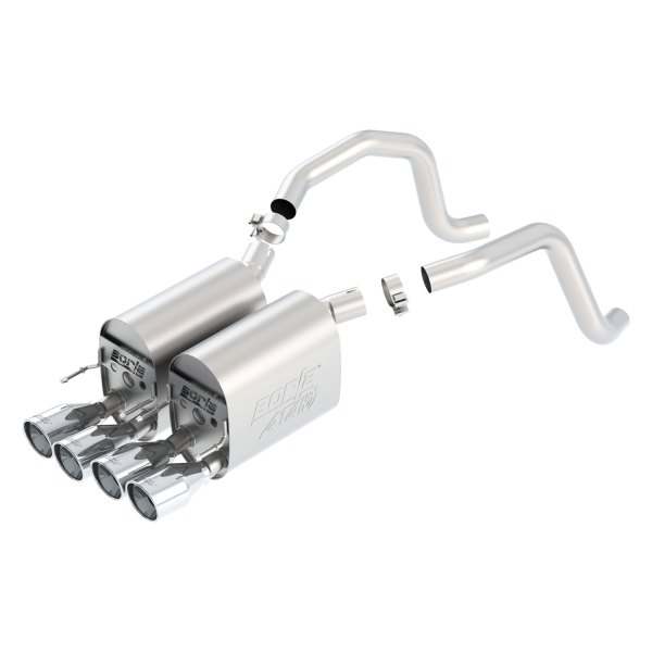 Borla® - ATAK™ Stainless Steel Rear Section Exhaust System