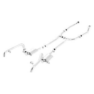 Borla® - S-Type™ Stainless Steel Manifold-Back Exhaust System with Split Rear Exit