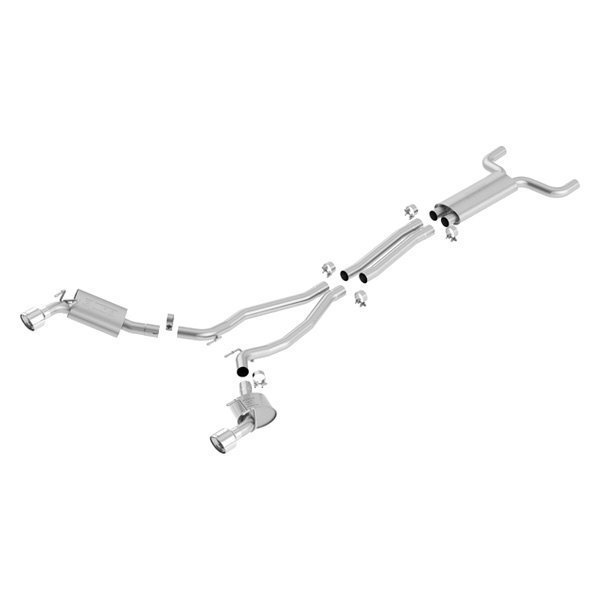 Borla® - Touring™ Stainless Steel EC-Type Approved Cat-Back Exhaust System, Chevy Camaro