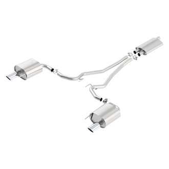 Borla® - Touring™ Stainless Steel EC-Type Approved Cat-Back Exhaust System with Split Rear Exit