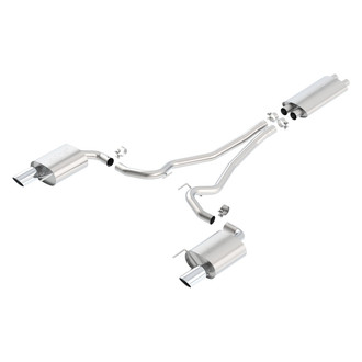 Borla® - Touring™ Stainless Steel EC-Type Approved Cat-Back Exhaust System with Split Rear Exit
