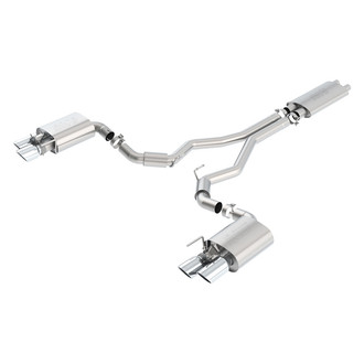 Borla® - Touring™ 304 SS Cat-Back Exhaust System with Quad Rear Exit