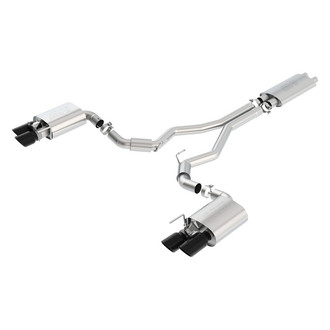 Borla® - Touring™ 304 SS Cat-Back Exhaust System with Quad Rear Exit