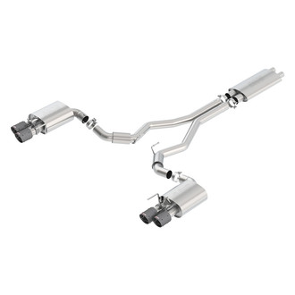 Borla® - Touring™ 304 SS Cat-Back Exhaust System with Quad Rear Exit