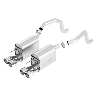 Borla® - Touring™ Stainless Steel Axle-Back Exhaust System with Quad Rear Exit