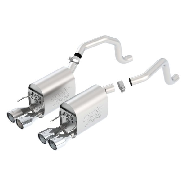 Borla® - ATAK™ Stainless Steel Axle-Back Exhaust System, Chevy Corvette