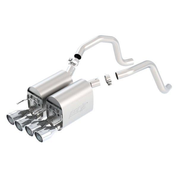 Borla® - Touring™ Stainless Steel Axle-Back Exhaust System, Chevy Corvette