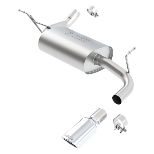 Borla® - Touring™ Stainless Steel Axle-Back Exhaust System, Jeep Wrangler