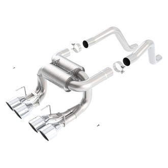Borla® - ATAK™ Stainless Steel Axle-Back Exhaust System with Quad Rear Exit
