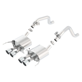 Borla® - ATAK™ 304 SS Axle-Back Exhaust System with Quad Rear Exit