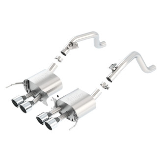 Borla® - ATAK™ 304 SS Axle-Back Exhaust System with Quad Rear Exit