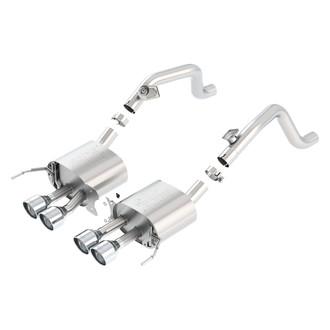 Borla® - ATAK™ 304 SS Axle-Back Exhaust System with Quad Rear Exit