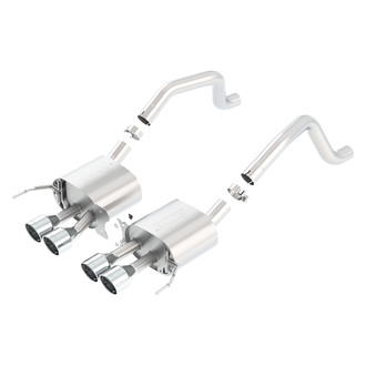 Borla® - S-Type™ 304 SS Axle-Back Exhaust System with Quad Rear Exit
