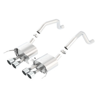 Borla® - ATAK™ 304 SS Axle-Back Exhaust System with Quad Rear Exit