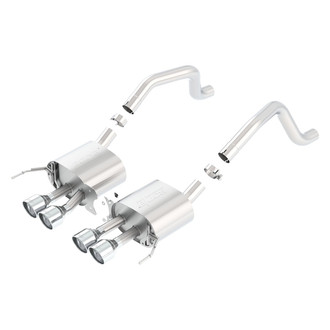 Borla® - S-Type™ 304 SS Axle-Back Exhaust System with Quad Rear Exit
