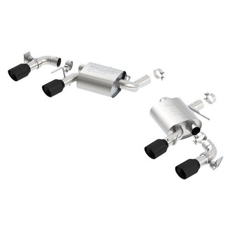Borla® - S-Type™ Stainless Steel Axle-Back Exhaust System with Quad Rear Exit