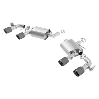 Borla® - S-Type™ Stainless Steel Axle-Back Exhaust System with Quad Rear Exit