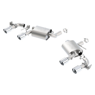 Borla® - ATAK™ Stainless Steel Axle-Back Exhaust System with Quad Rear Exit