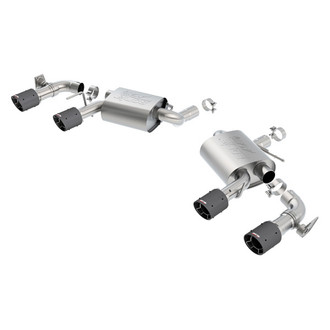 Borla® - ATAK™ Stainless Steel Axle-Back Exhaust System with Quad Rear Exit